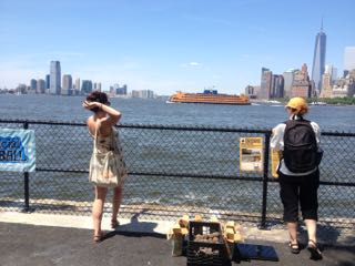 mudballs at Governors Island